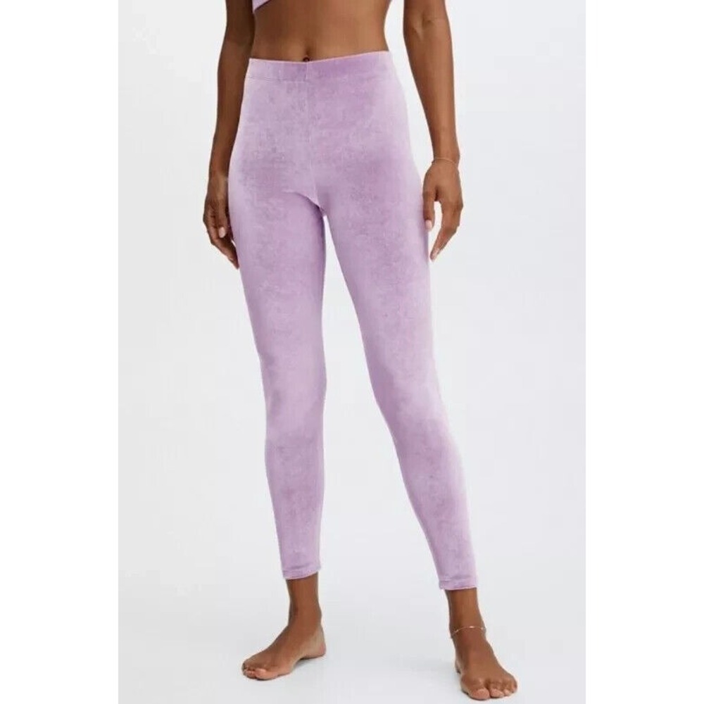 NWT Fabletics Purple Leggings X-Small XS Emma Activewear Skinny